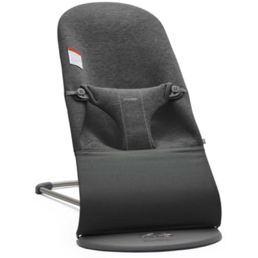 BabyBjorn Bouncer Bliss Dark Grey Frame 3D Jersey Charcoal